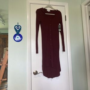 Koror Sweater dress with hood